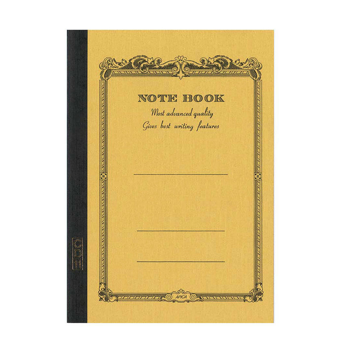 Apica A5 Notebooks with vintage-inspired covers yellow