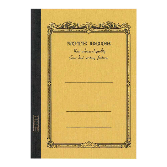 Apica B5 Notebooks with vintage-inspired cover yellow