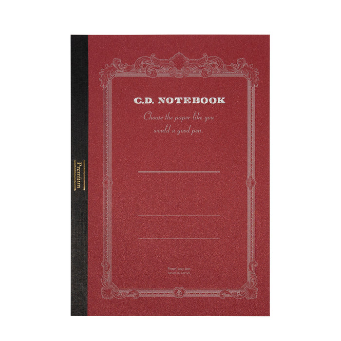 Apica Premium B5 Notebook in red cover