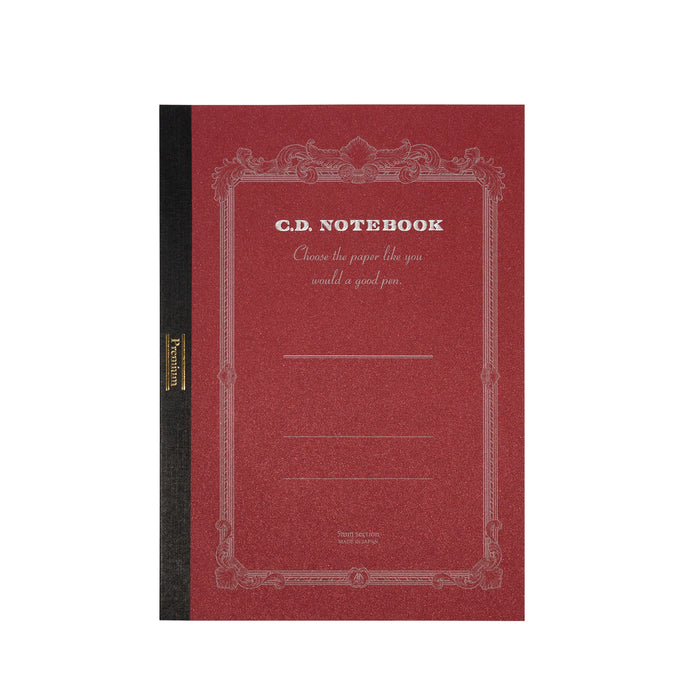 Apica Premium C.D. Notebook – A5 Softcover, 192 Pages – Ruled, Grid, or Plain