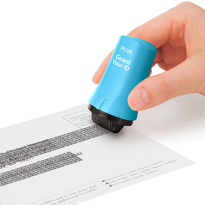 Guard Your ID Advanced privacy rollers in multiple colors on a clean white background