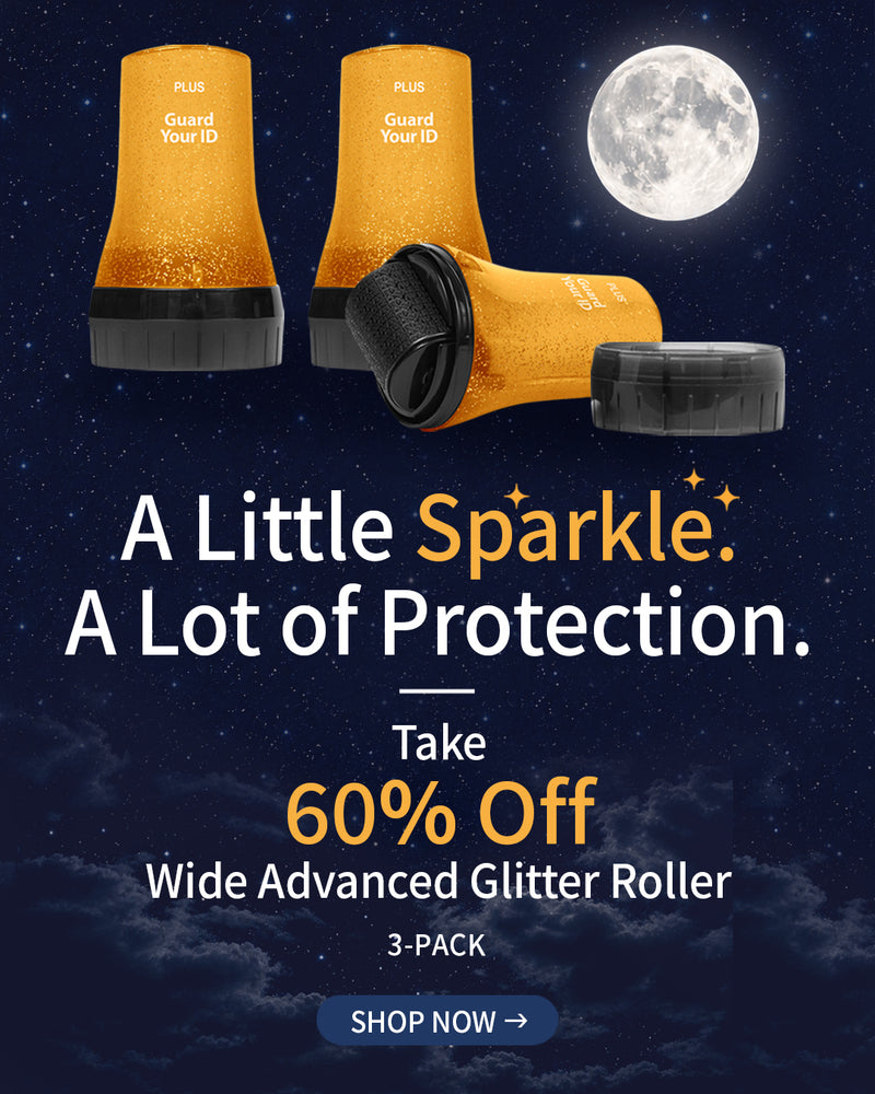 Take 60% off a 3-pack of Wide Advanced Glitter Rollers