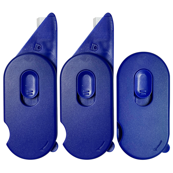 PLUS Ceramic Box Opener 3-Pack – Safer Ultra-Sharp Package Cutter for New Year Organization