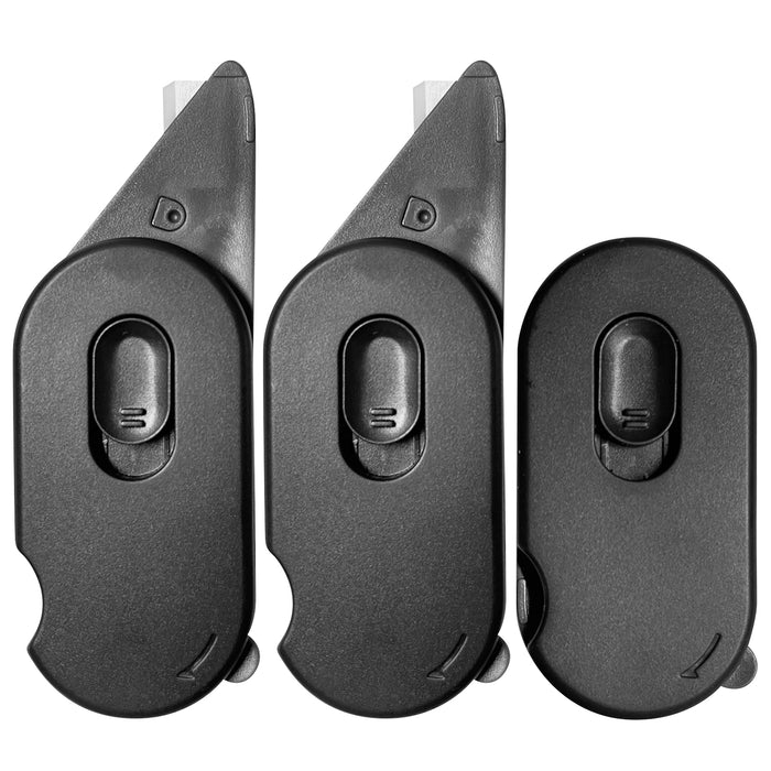 PLUS Ceramic Box Opener 3-Pack – Safer Ultra-Sharp Package Cutter for New Year Organization