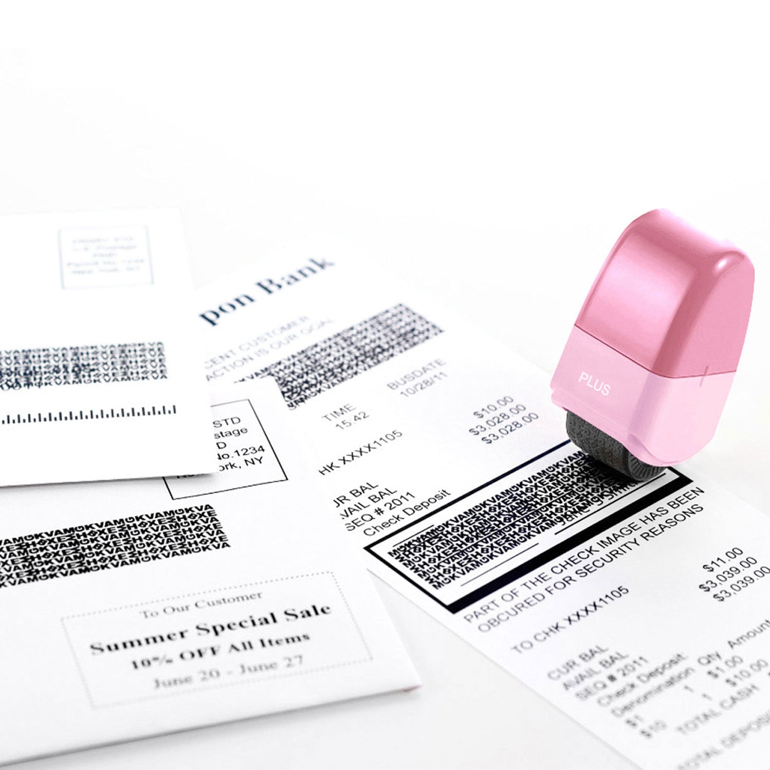 ID Defender® Compact Privacy Roller 4-Pack | Travel-Size Privacy Stamp ...