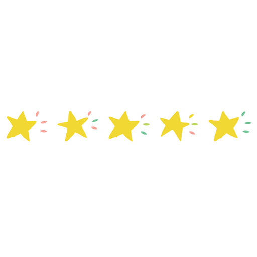 Close-up of tape star design from Petit Deco Tape