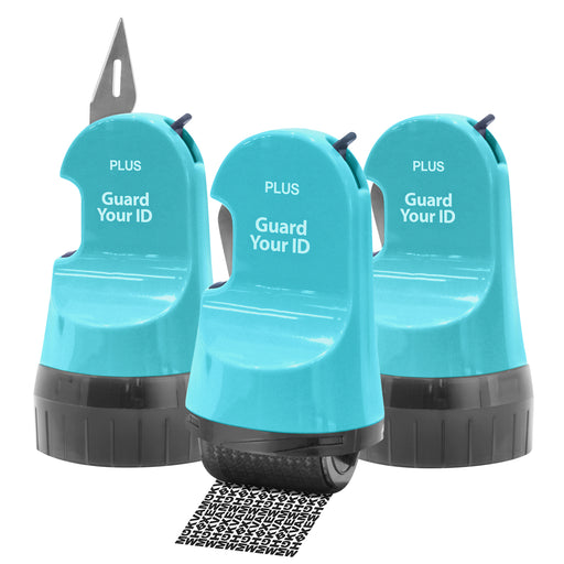 light blue Guard Your ID  3 in 1 WIDE Advanced Roller 3-Pack
