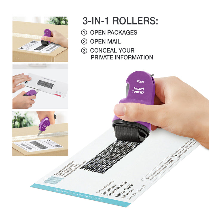 Surprise Pack! Guard Your ID 3-in-1 WIDE Advanced Rollers BUY 3 Get 1 Free