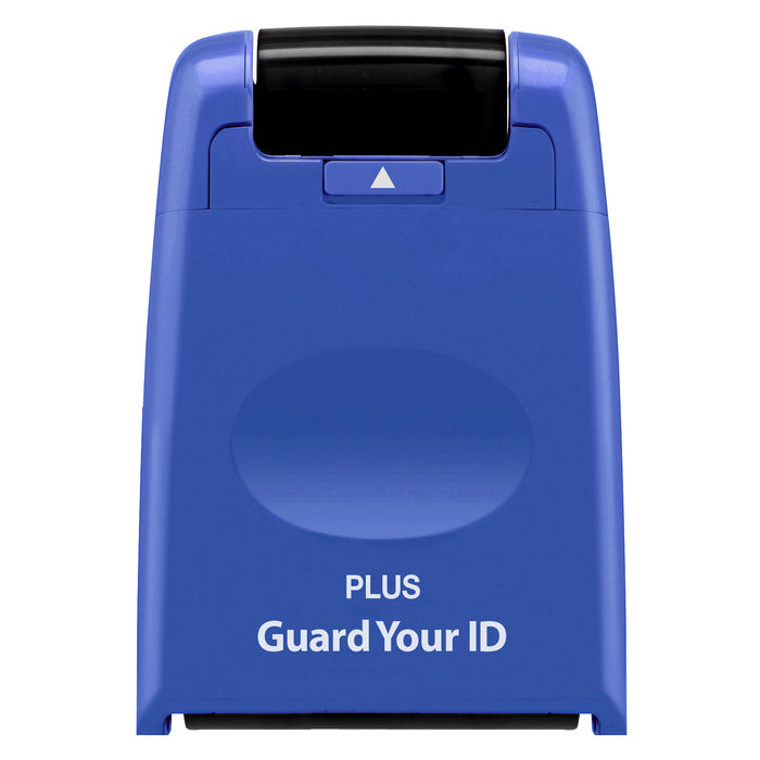 Identity Theft Protection Stamp Roller – Easy Data Guard, Red/Yellow/Blue