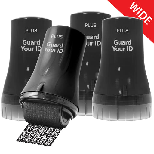 Guard Your ID WIDE Advanced Roller 4-Pack black 