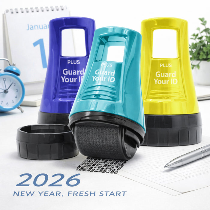 Guard Your ID WIDE Advanced X Roller 3-Pack + BONUS Mystery Roller | New Year Privacy Reset