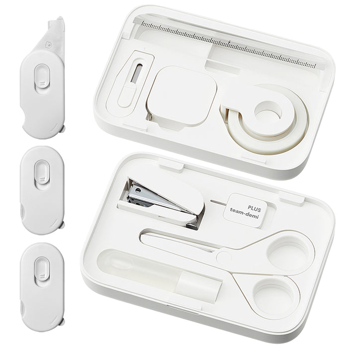 PLUS Portable Desk Essentials Kit + Box Opener Bundle – 11-Piece Kit
