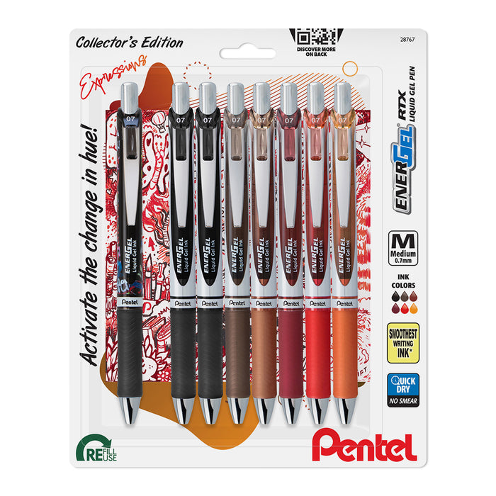 EnerGel 8-Pack Expression Pen Set