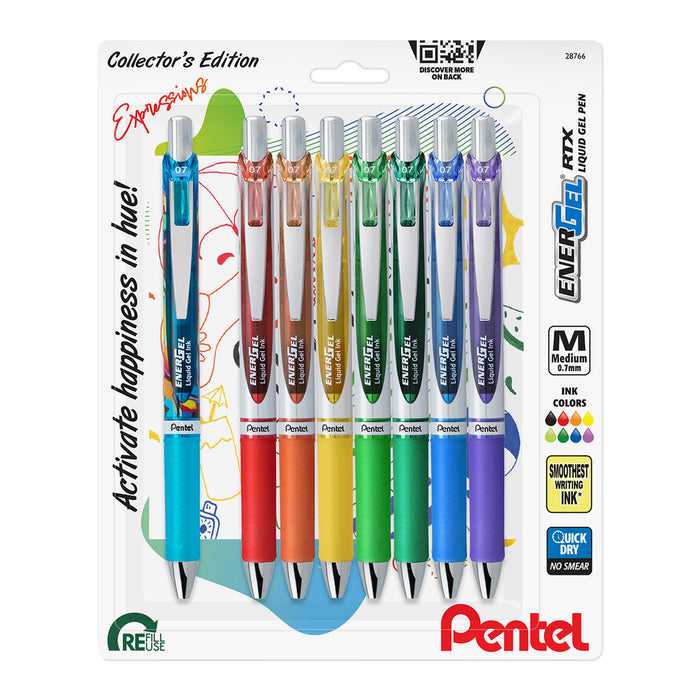 EnerGel 8-Pack Expression Pen Set