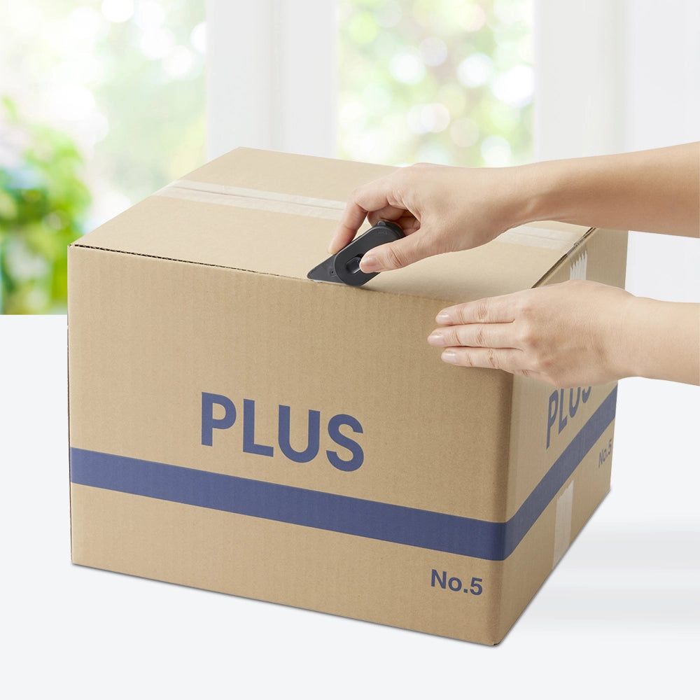 Ceramic box opener effortlessly opens packages without damaging the box contents.