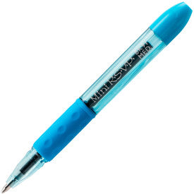 Pentel RSVP Mini Ballpoint Pen, (1.0mm) Medium Line, 24-Assorted Ink (A/B/C/D/F/P/S/V) in Clear cylinder pack