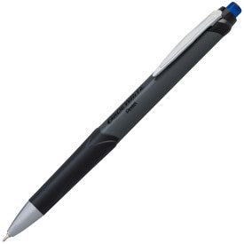 Pentel GlideWrite Signature Gun Metal, (0.7mm) Needle Tip, Assorted Ink - 36 Piece Spinner Display