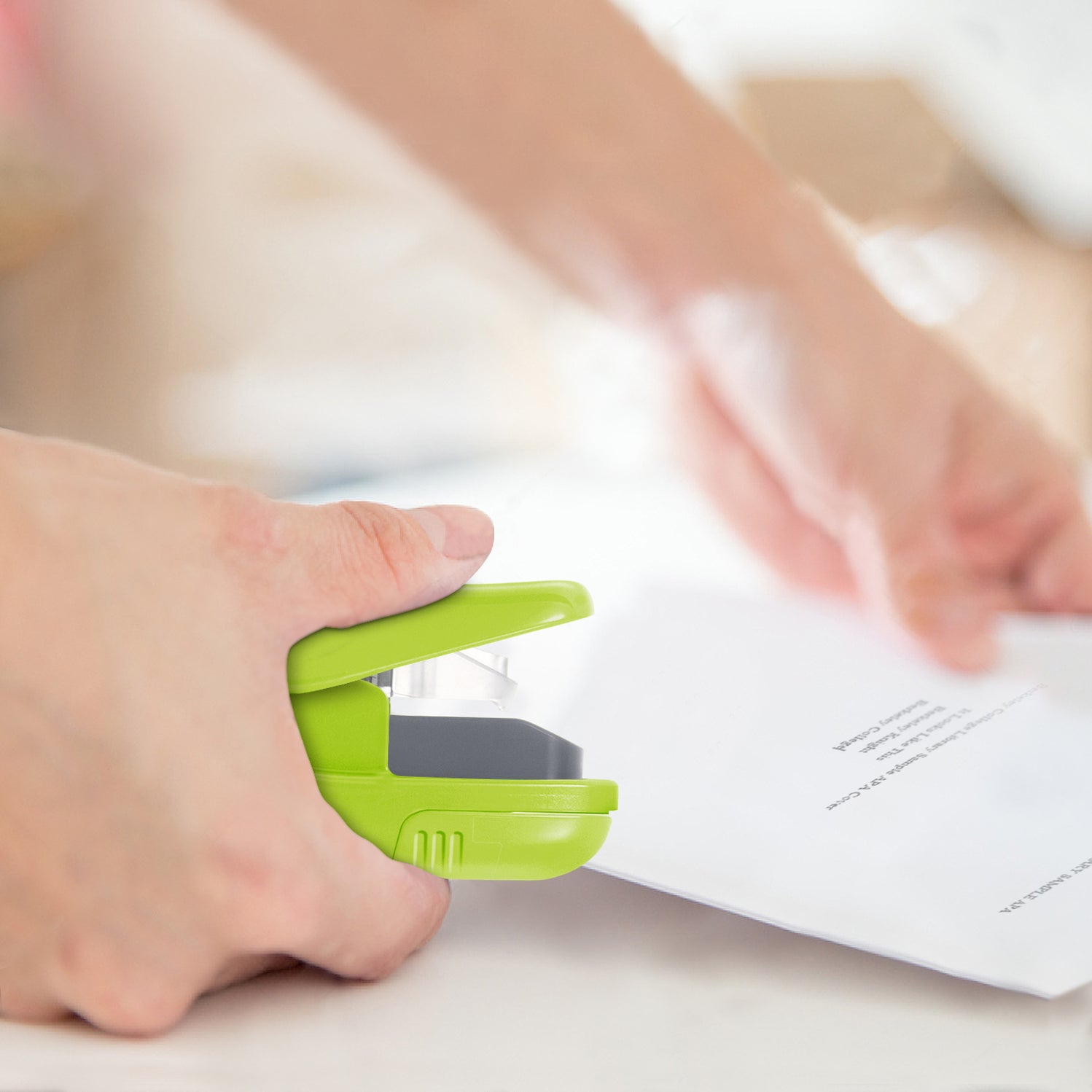 Paper Clinch Staple-Free Stapler | Smarter Paper Organization — Guard ...
