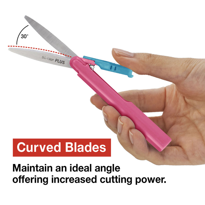 Plus Pen Style Compact Twiggy Scissors with Cover 2-Pack Charcoal