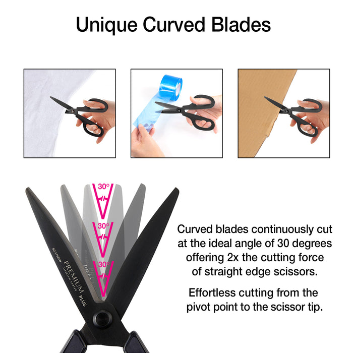 10th Anniversary Limited Edition Titanium Curved Blade Scissors