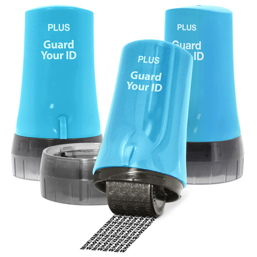 Guard Your ID Advanced 3-Pack Roller Kit blue