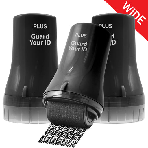 black Guard Your ID WIDE Advanced privacy rollers in a 3‑pack
